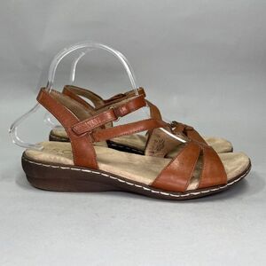 Soul Naturalizer Women's Size 9 Brown Leather Sling Back Sandals‎